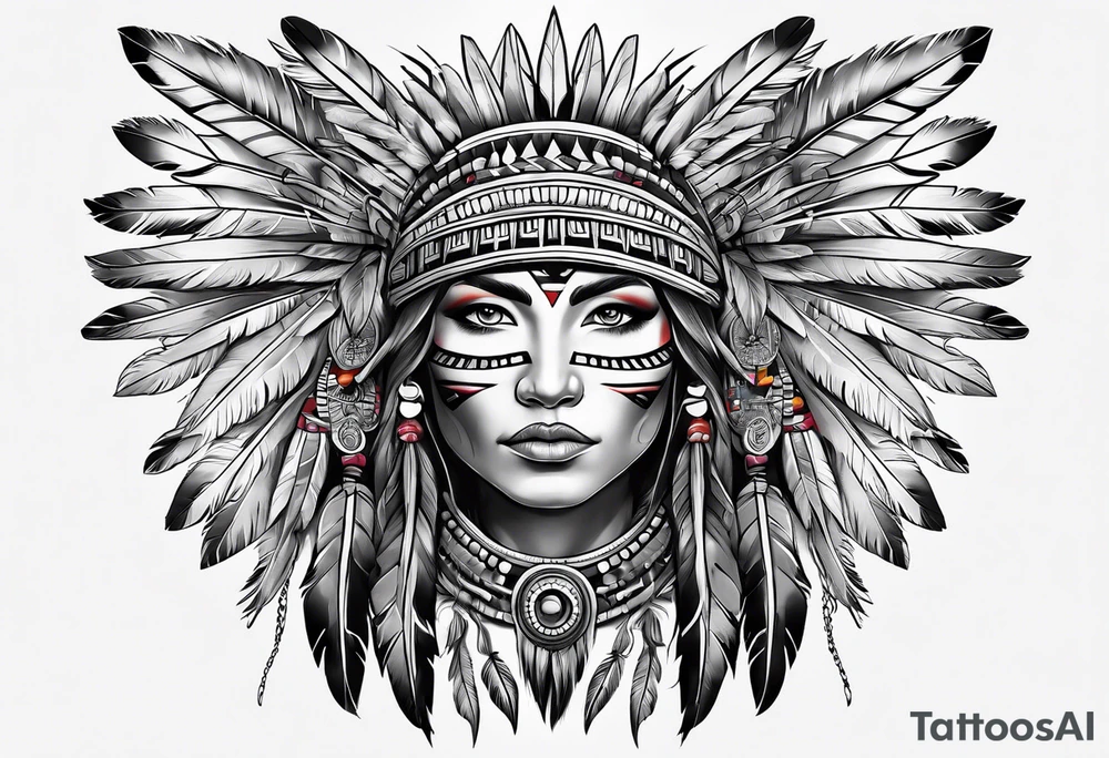 Native American tattoo idea