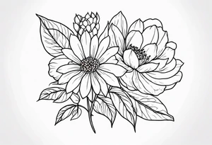 March birth flower tattoo idea