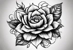Tatuaje oscuro en la pierna tattoo idea