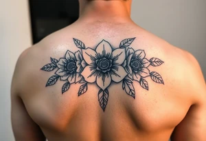 Indigenous floral 
Three  
Loving husband,
Law of Attraction, 
Manifestation, 
gratitude tattoo idea