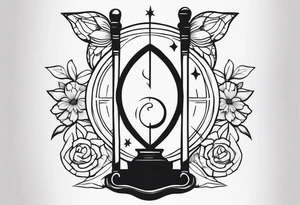 balance between agressivity and kindness forearm tattoo tattoo idea