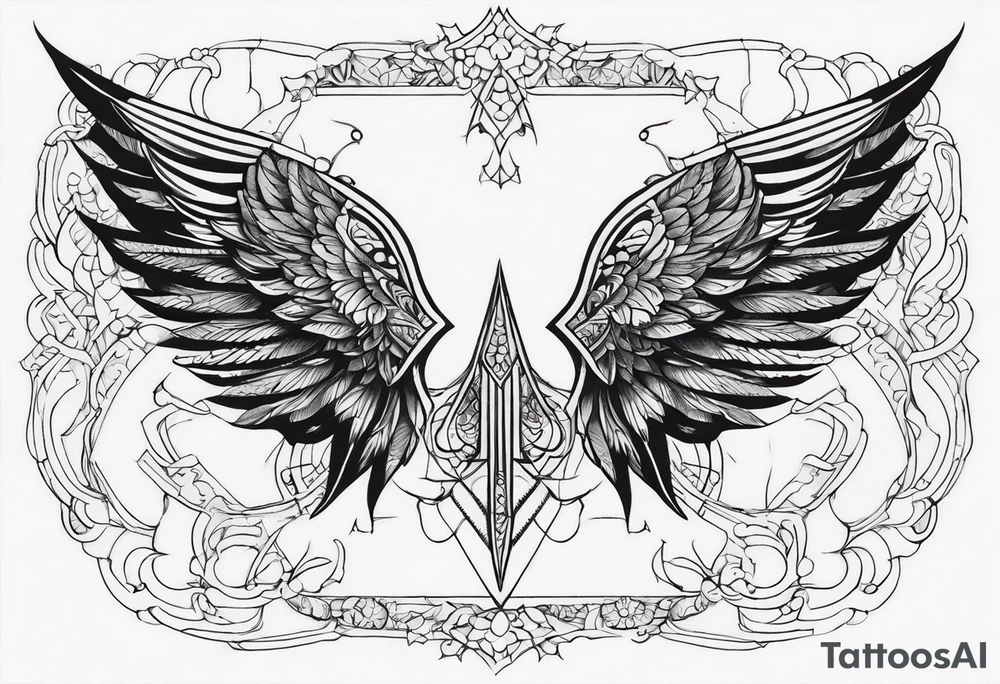 Wings tattoo idea