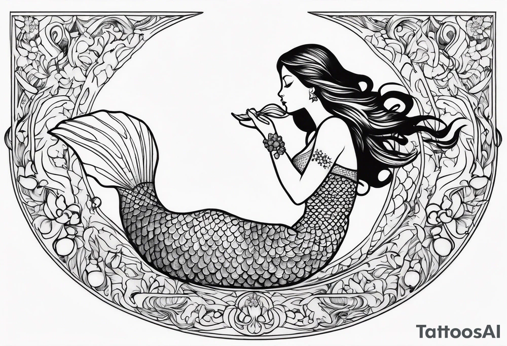 Mermaid tattoo idea