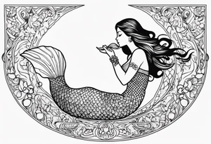 Mermaid tattoo idea