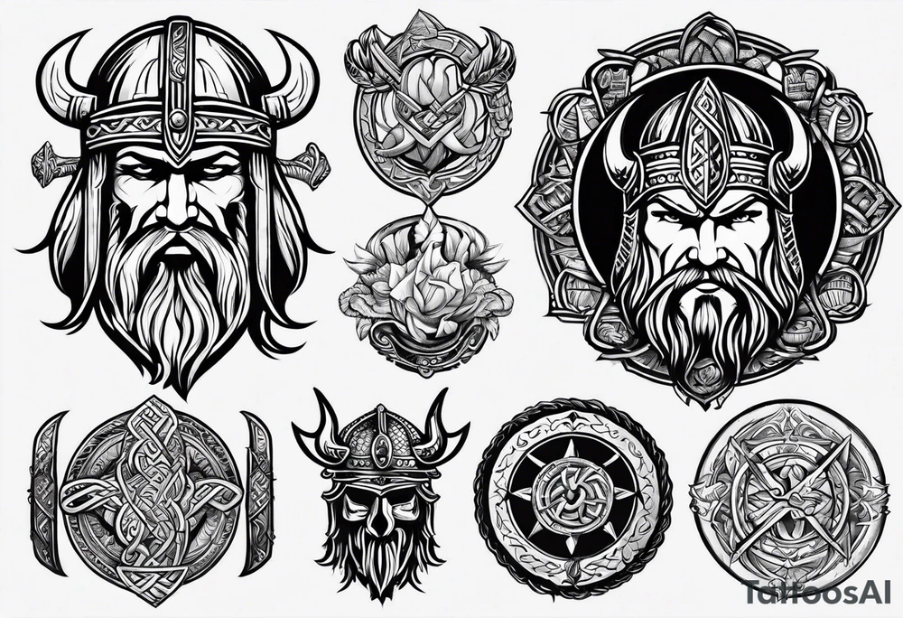 vikings symbols tattoo idea