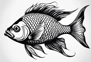 pretty fish tattoo idea