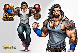 Bodybuilding tattoo idea
