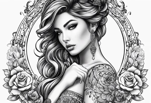 Key to her heart tattoo idea
