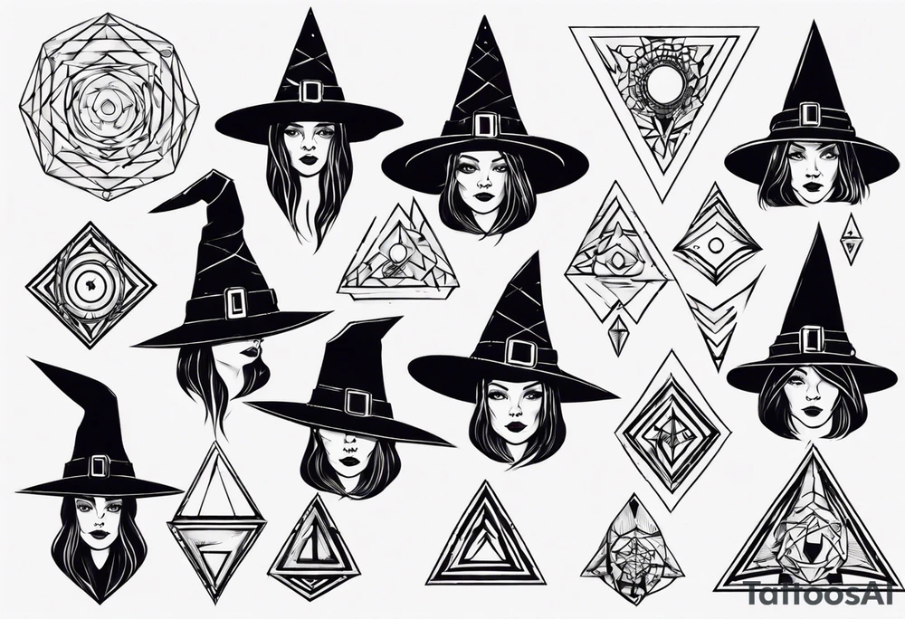 Witch hat tattoo idea