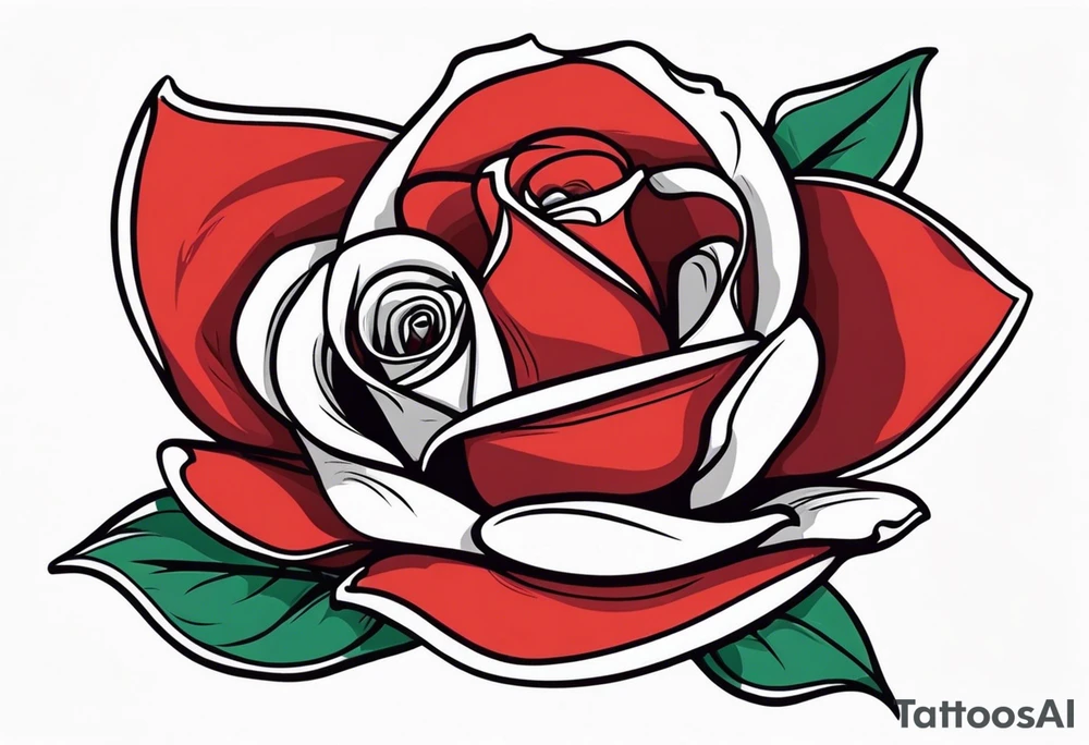 red rose,Mexican hat tattoo idea