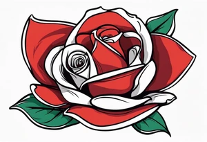 red rose,Mexican hat tattoo idea