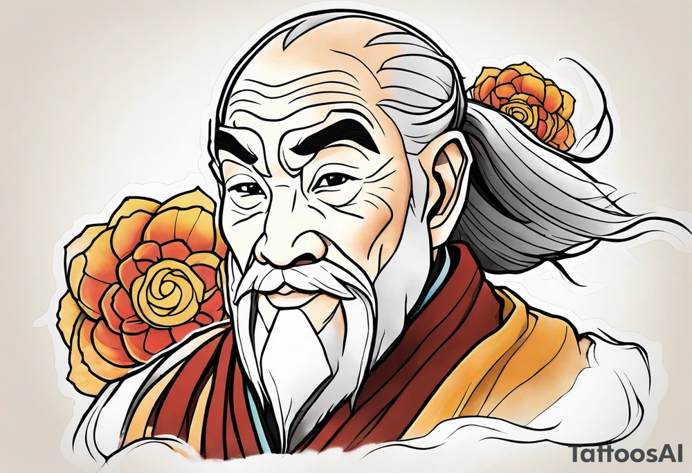 uncle Iroh from Avatar the legend of aang tattoo idea