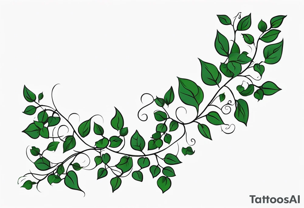 the following numbers 31.8742° N, 91.1366° W, with very simple ivy vines on both sides.  it will be small fine line on the back of the arm above the elbow tattoo idea