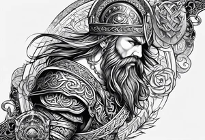 Viking style tattoo idea