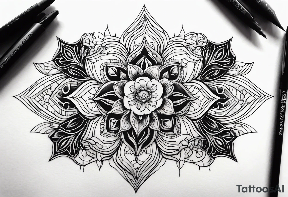 Скелет tattoo idea