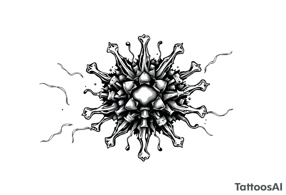 infectious disease concept art professional looking tattoo idea