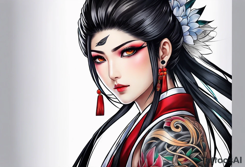 Byakugan eyes tattoo idea