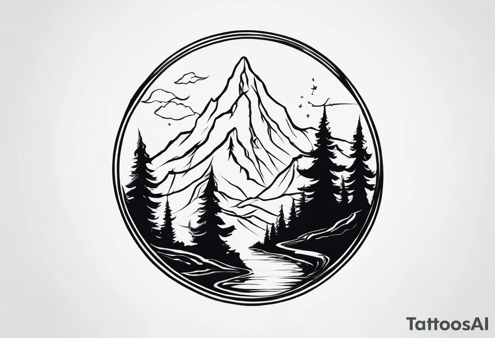 Lord of the rings. Small and very simple minimalist tattoo idea