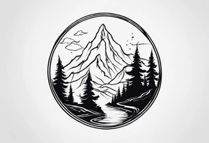 Lord of the rings. Small and very simple minimalist tattoo idea