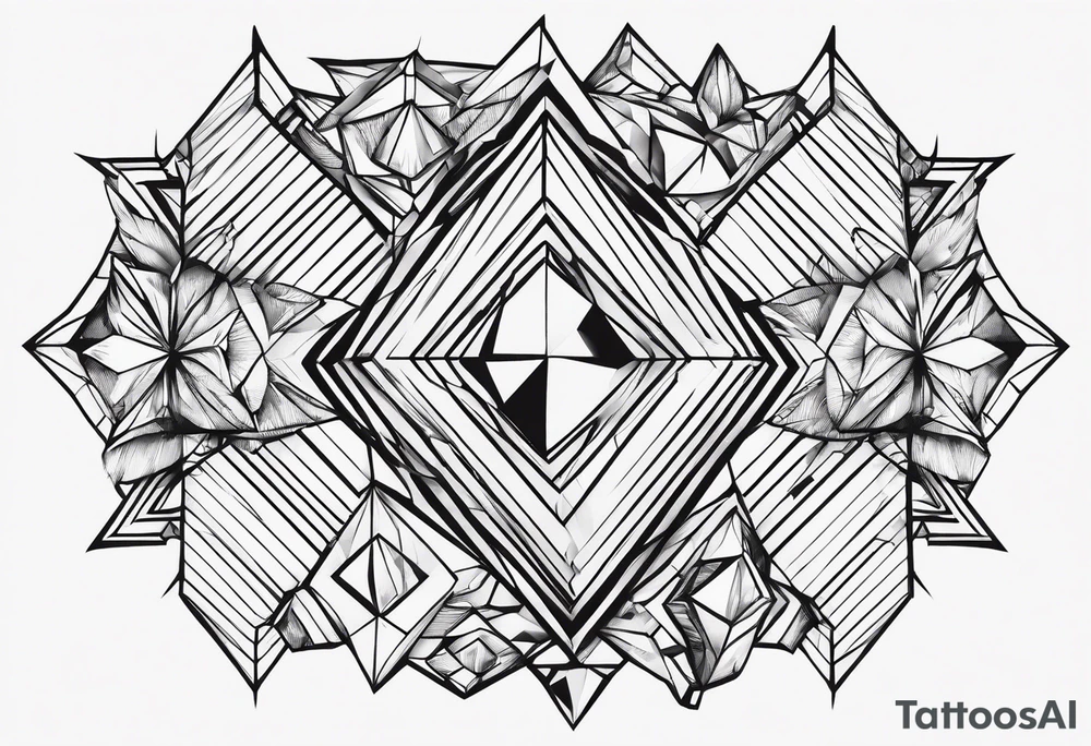 Small diamond tattoo idea