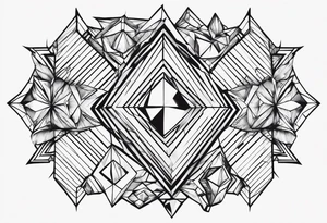 Small diamond tattoo idea