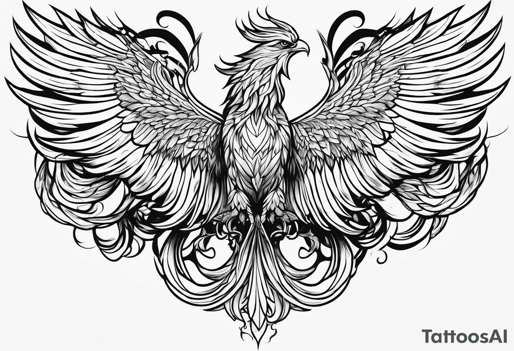 phoenix tattoo idea