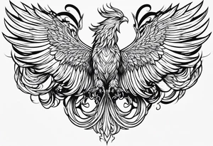 phoenix tattoo idea