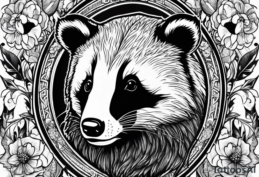 Honey Mc.Badgers tattoo idea