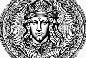 The symbol of Matthias in the bible tattoo idea