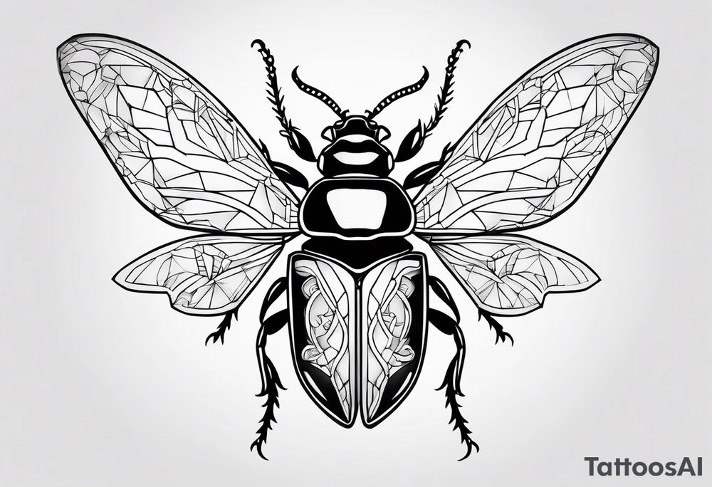 beetle tattoo idea