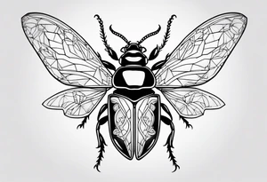 beetle tattoo idea