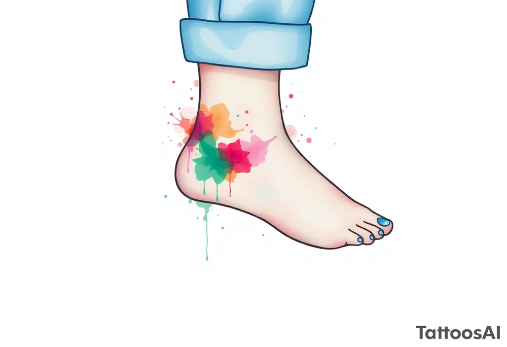 ankle tattoo on the ankle tattoo idea