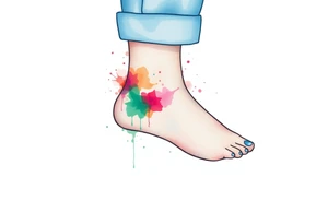 ankle tattoo on the ankle tattoo idea