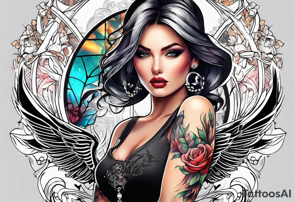 Dynamic tattoo idea