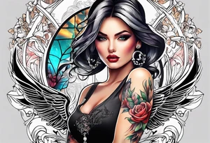 Dynamic tattoo idea