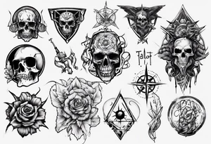black talbot tattoo idea