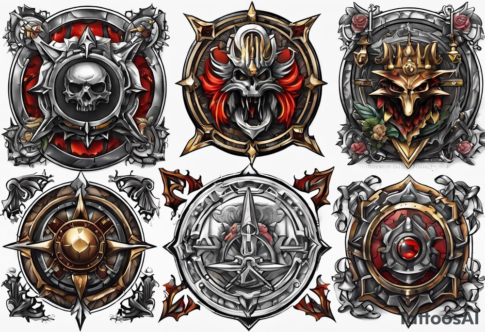 Warhammer inquisitorial seal tattoo idea