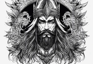Valhalla mist fog tattoo idea
