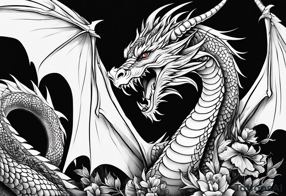 dragon tattoo idea