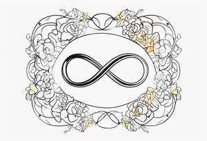 Infinity, family, love tattoo idea