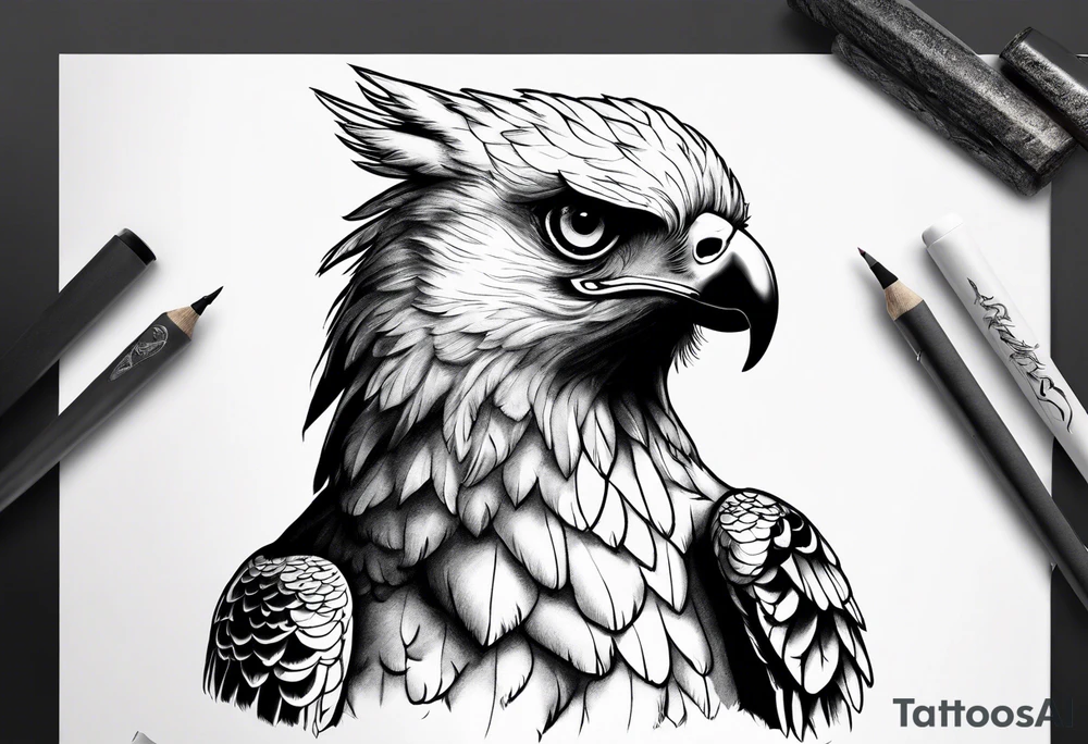 harpy eagle tattoo idea