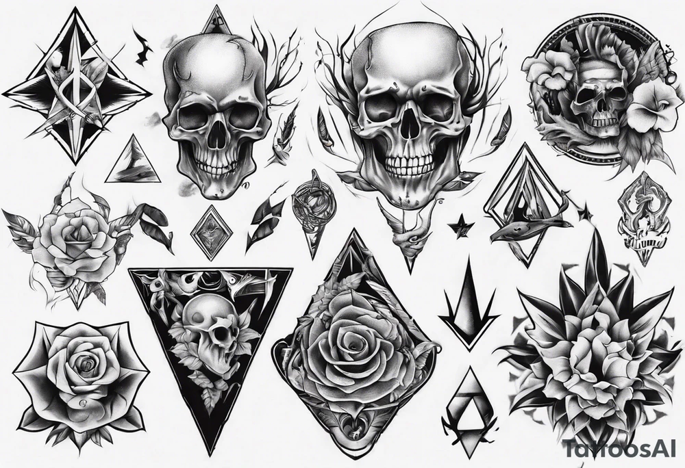 all shape tattoo idea