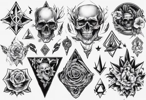 all shape tattoo idea