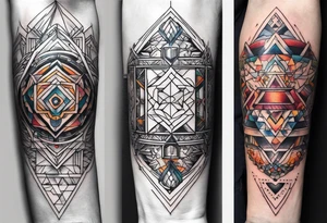 British, forearm tattoo, geometric, subtle, men, culture, iconic tattoo idea