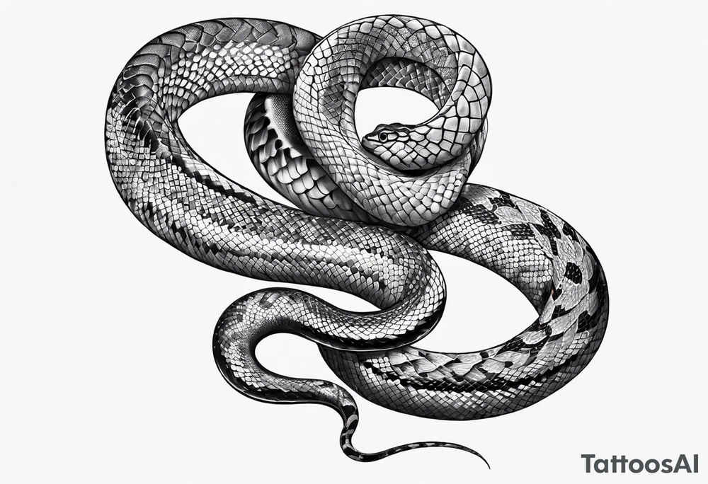 snake sleeve tattoo idea
