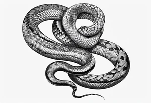 snake sleeve tattoo idea