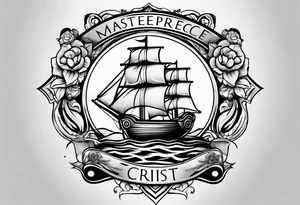 Anchored in Christ tattoo idea