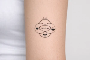 ikigai japanese purpose symbol tattoo tattoo idea