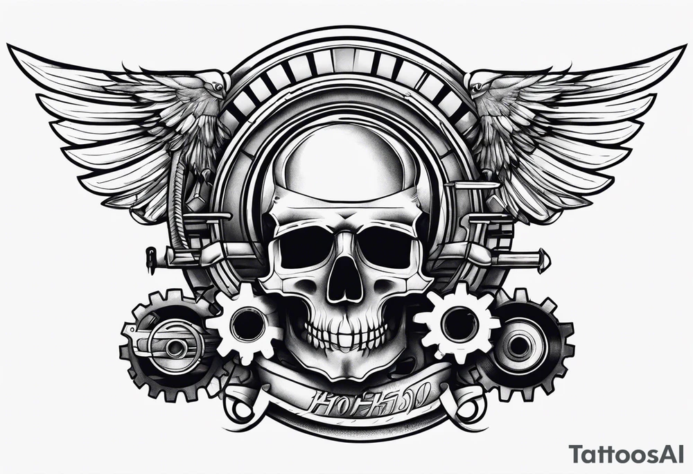 Mechanic tattoo idea