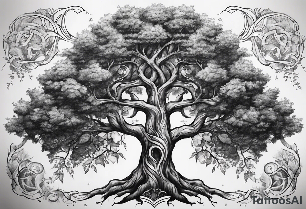 Family tree tattoo idea